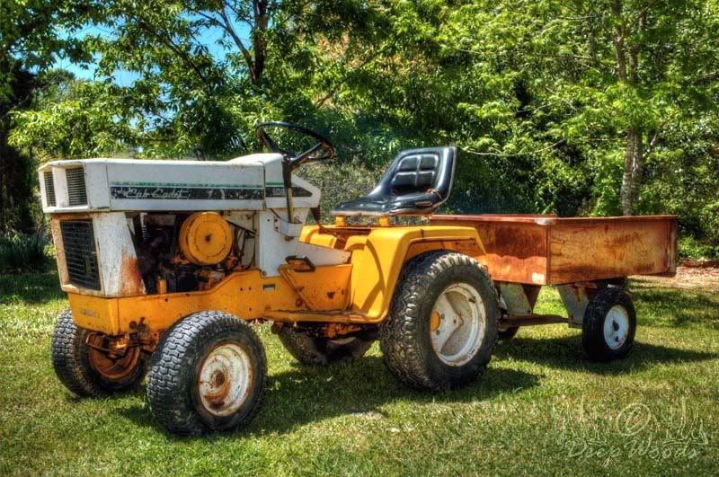 The 108 gettting a little sun...PICS..PICS Cub Cadet Collectors dot com